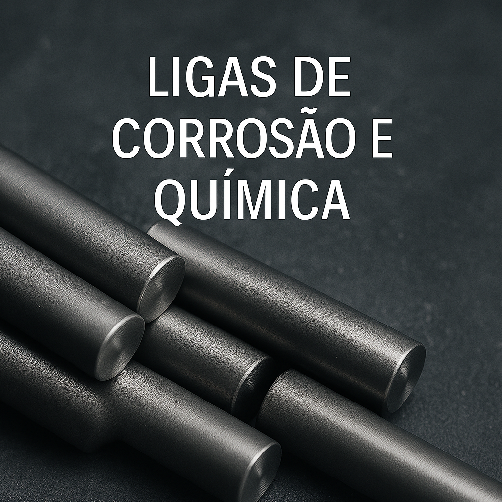 Imagem de materiais em ligas de corroso e quimica