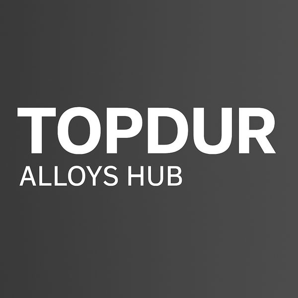 Logo Topdur Alloys Hub Em Fundo Cinza